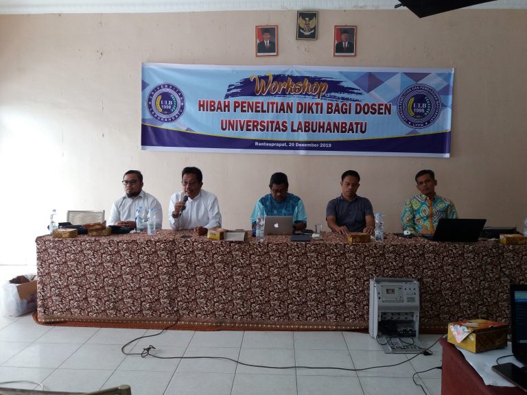 Workshop Penulisan Proposal Penelitian Hibah DIKTI Bagi Dosen Universitas Labuhanbatu